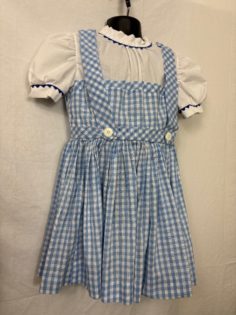 Handmade Dorothy Wizard of Oz Dress Costume Kids Size 5-6